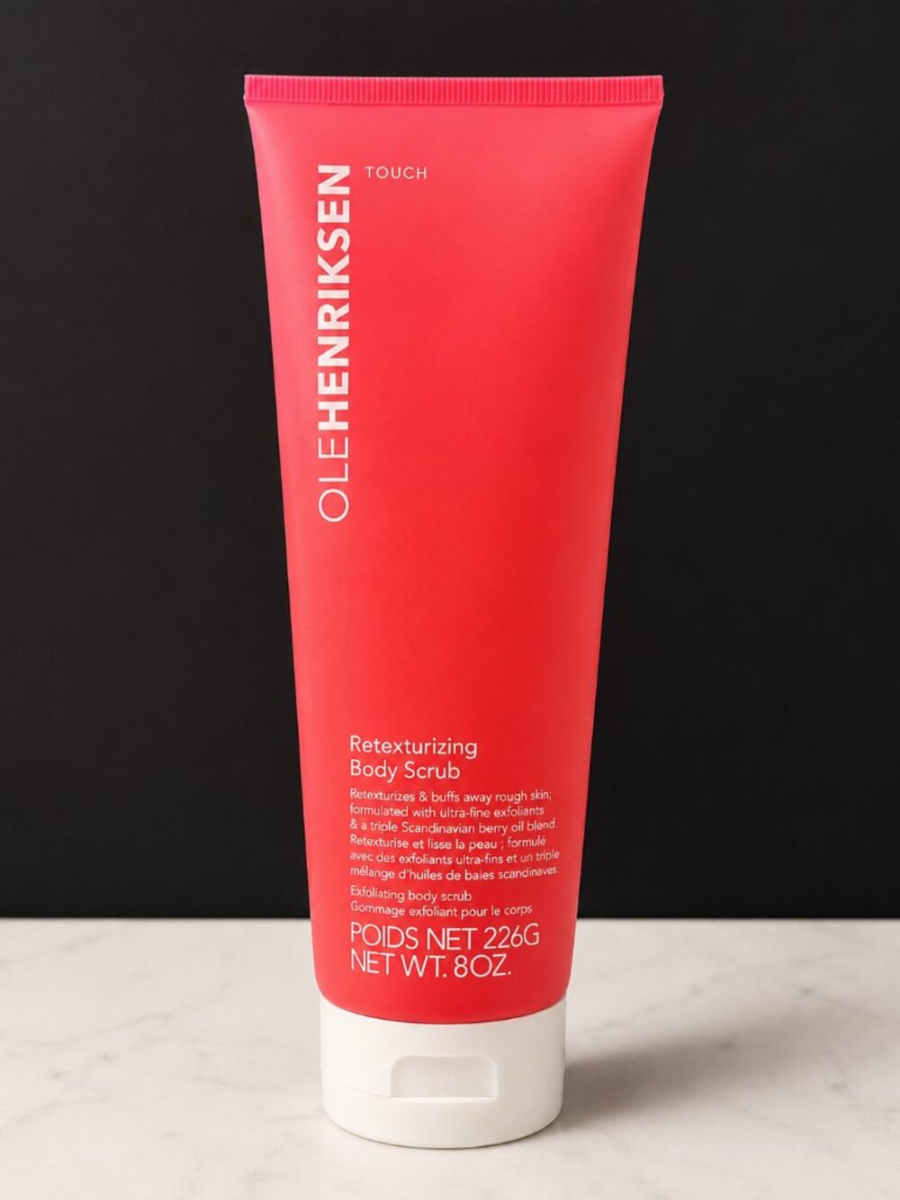 NWOB OLEHENRIKSEN Touch Retexturizing Body Scrub 8 oz Full Size